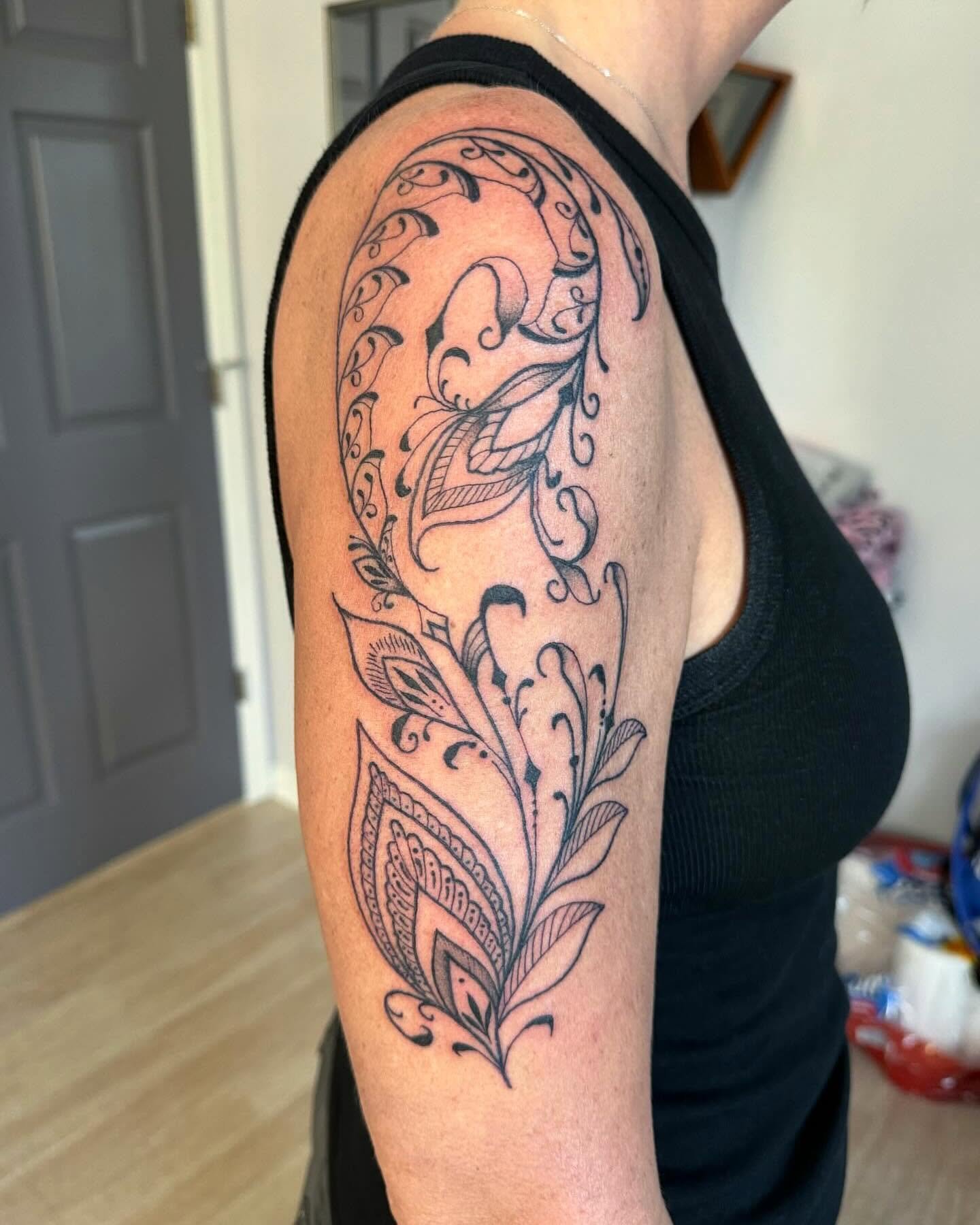 Tattoo work by Brenna Collum