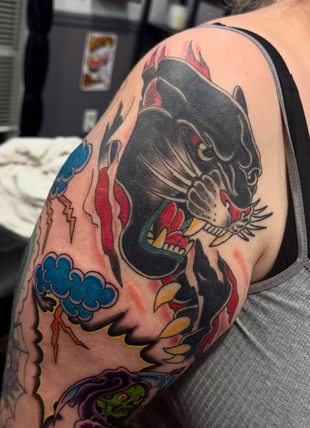 Tattoo work by Brenna Collum