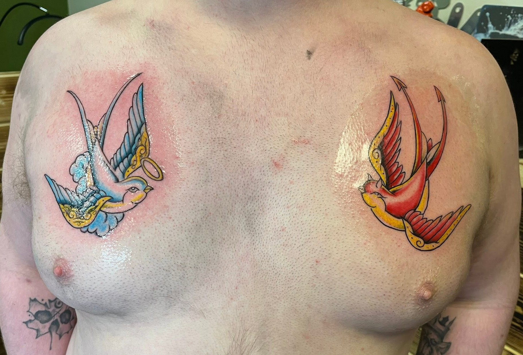 Tattoo work by Adam Hancock