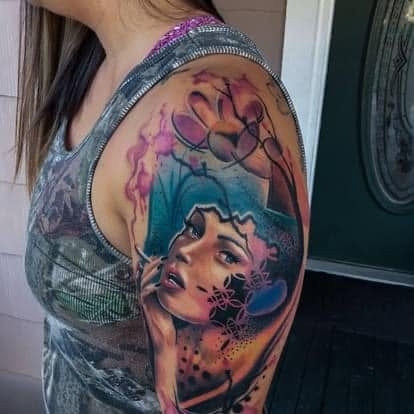 Tattoo work by Jerry Pipkins