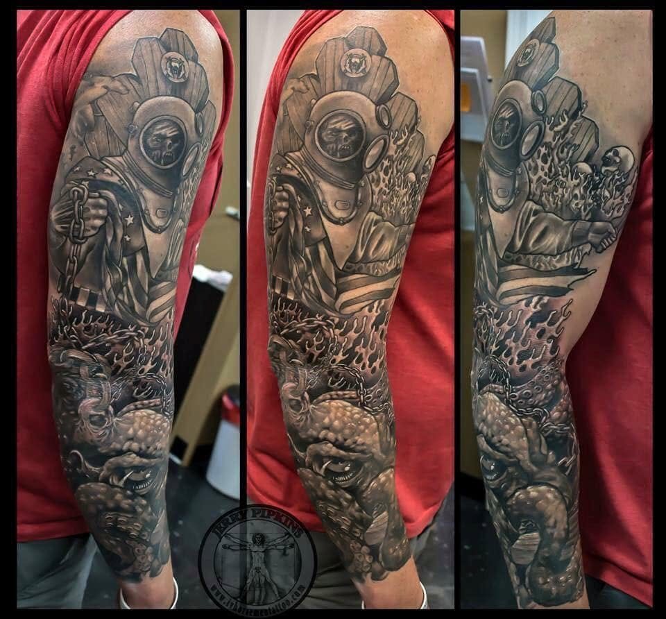 Tattoo work by Jerry Pipkins