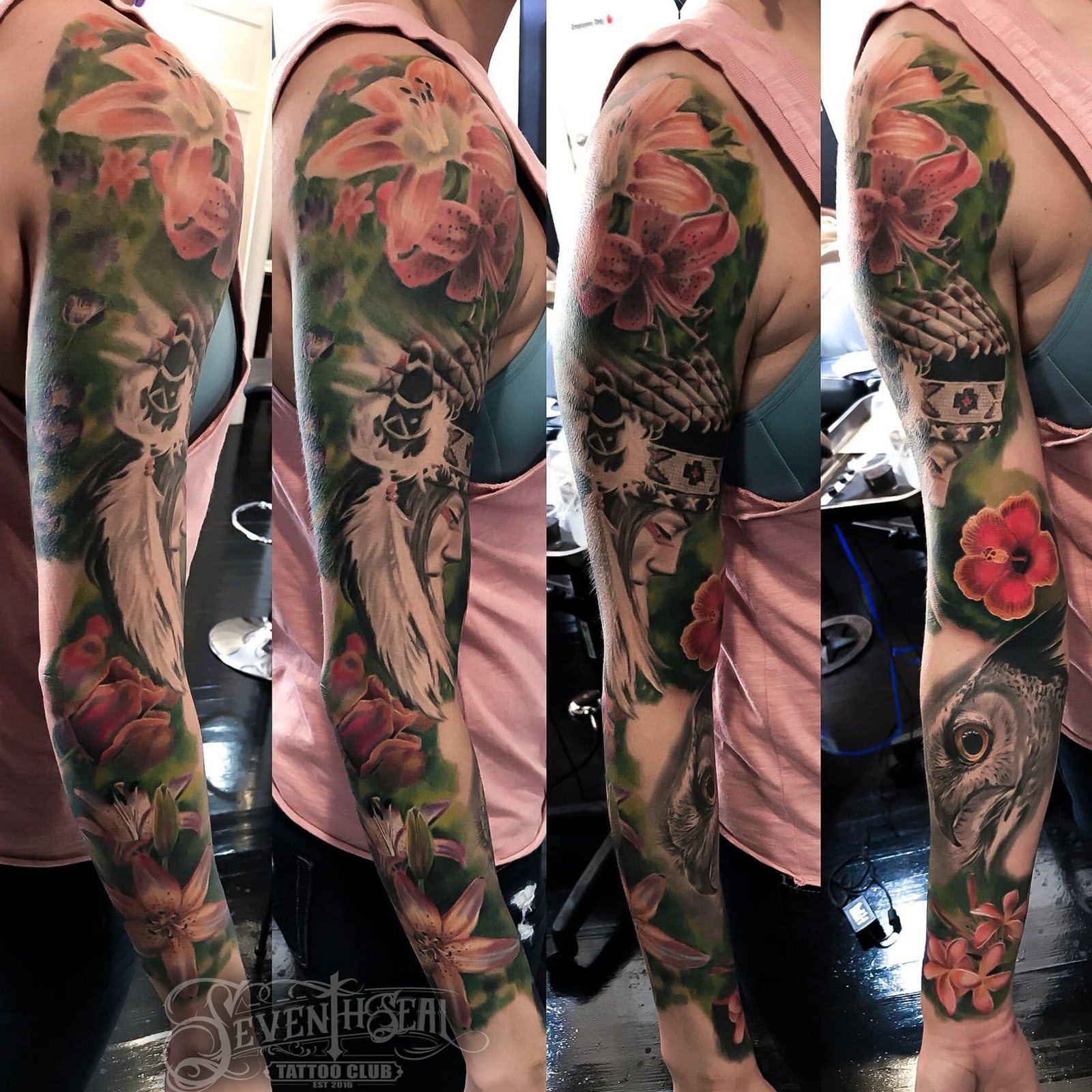 Tattoo work by Jerry Pipkins