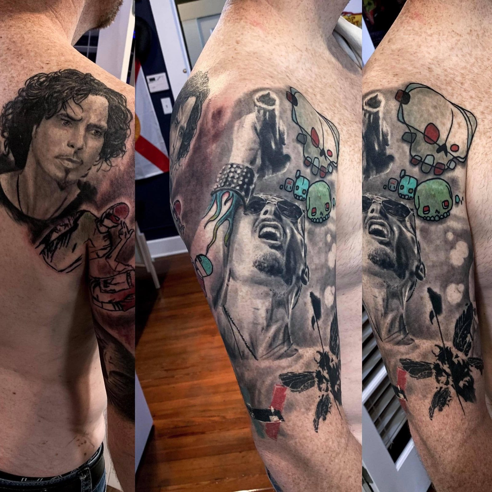 Tattoo work by Jerry Pipkins