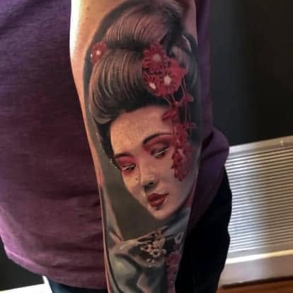 Tattoo work by Jerry Pipkins